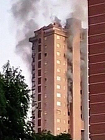 brand hochhaus benidorm