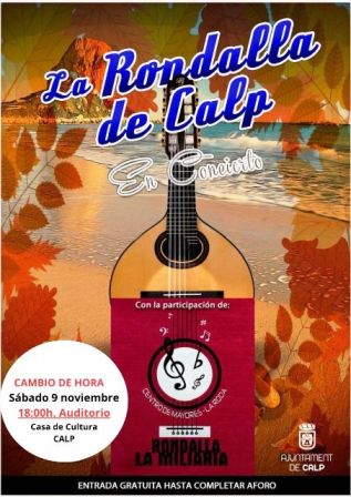 calpe konzert rondalla plakat foto klein